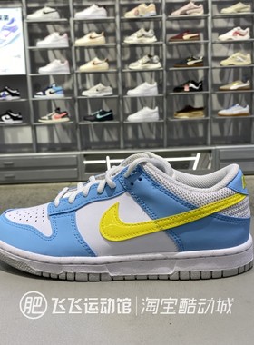 正品NIKE耐克新款DUNK男女童青少年轻便平底运动鞋胶底板鞋DX3382