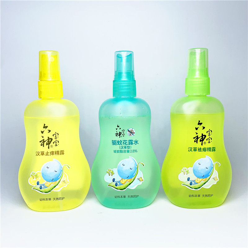 六神驱蚊花露水160ml六神宝宝汉草祛痱精露儿童止痒防蚊喷雾去痱图片