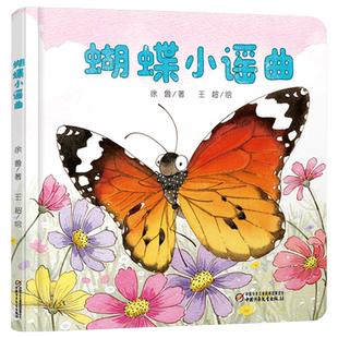 乐悠悠启蒙图画书系列蝴蝶小谣曲精装绘本图画书适合0-4岁中少社正版童书