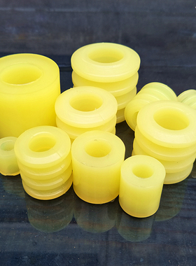 聚氨酯联轴器柱销胶套减震缓冲垫圈橡胶牛筋弹性套直筒套四连体套