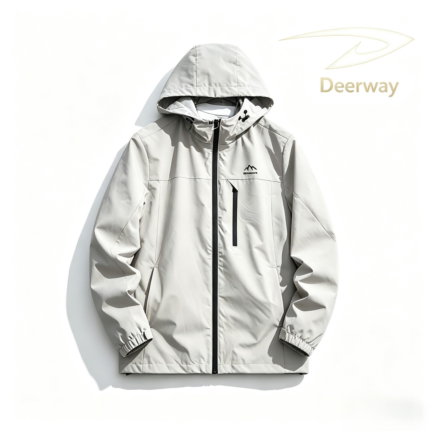 Deerway梭织夹克德尔惠秋季新款男装风衣休闲运动外套635114010