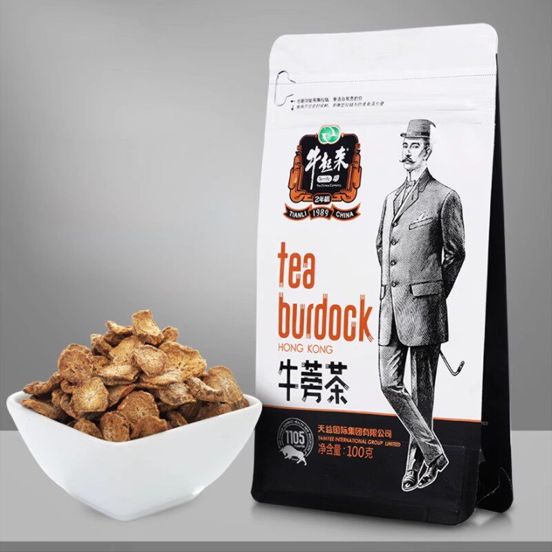 天利牛蒡茶 袋装根片茶100g包装茶叶 包邮 徐州特产