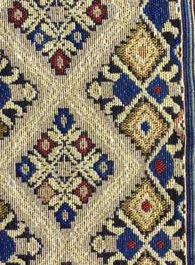 复古民族风沙发抱枕布 云南民族服装面料 桌布门帘箱包布料