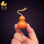 一物一图葫芦天然手把件手捻高端精品铁包金文玩手盘玩厚皮小美国