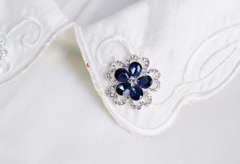 Broche femme en Zircon diamant - Ref 1185611 Image 4