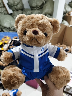 北京师大二附中校服熊公仔娃娃