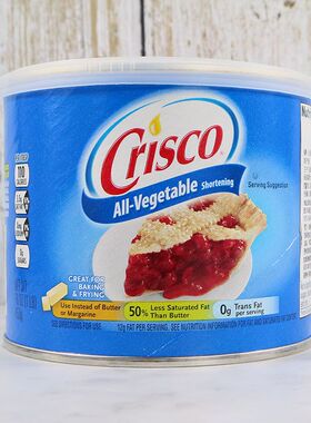 美国 Crisco All-Vegetable Shortening 科瑞 起酥油白油
