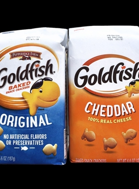 Goldfish Baked Snack Crackers Cheddar 非凡农庄金鱼芝士饼干