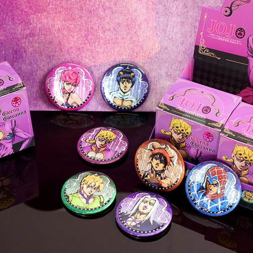 徽章胸针盲袋正版jojo奇妙冒险黄金之风动漫周边谷吧唧乔鲁诺葛德