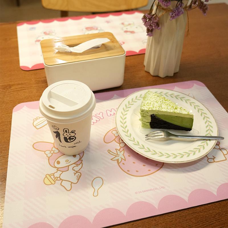 三丽鸥儿童餐垫硅胶小学生专用免洗食品级吃饭防滑餐桌垫子书桌布