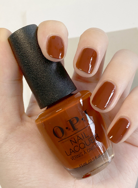 现货 OPI指甲油焦糖色显白持久免烤美甲不可撕 彩色新色15ML 女