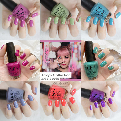 OPI显白持久亮色系指甲油快干