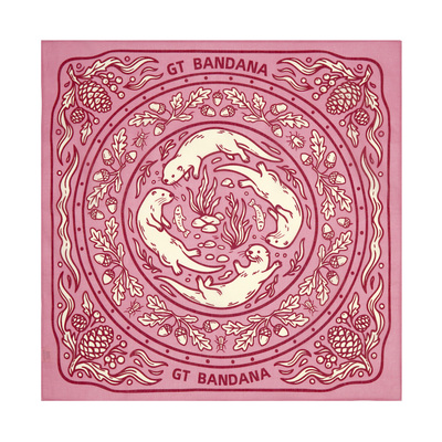 滚烫时光纯棉复古牛仔方巾系脖棉麻头巾领巾头饰男士Vintage发饰