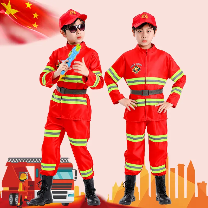 儿童消防员服装玩具山姆套装备