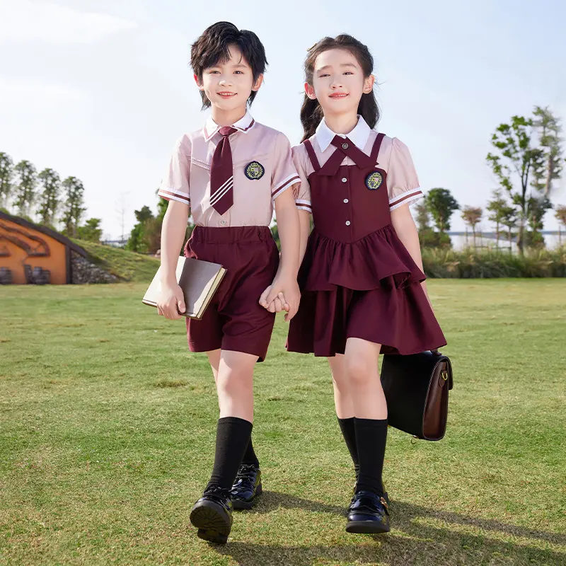 儿童演出服装中小学生英伦学院风