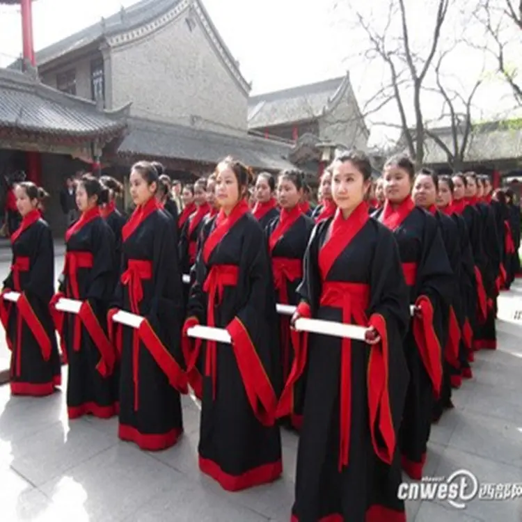 古装表演汉服成人礼服仪祭孔祭祖