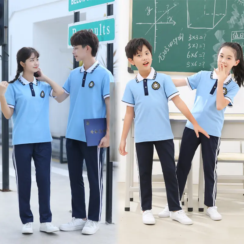 中小学生毕业服装校服套装短袖