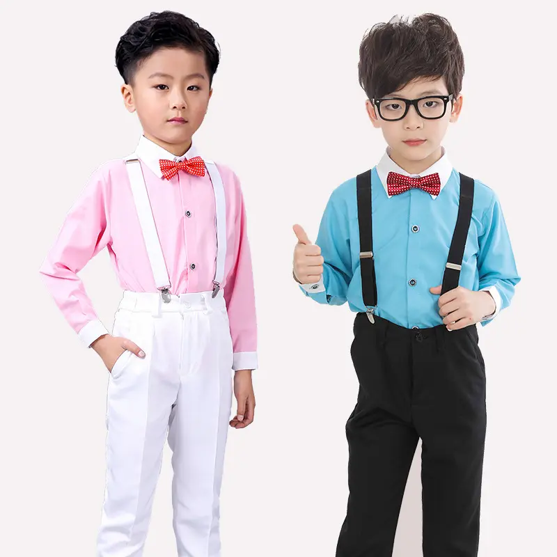六一儿童合唱演出服主持合唱服