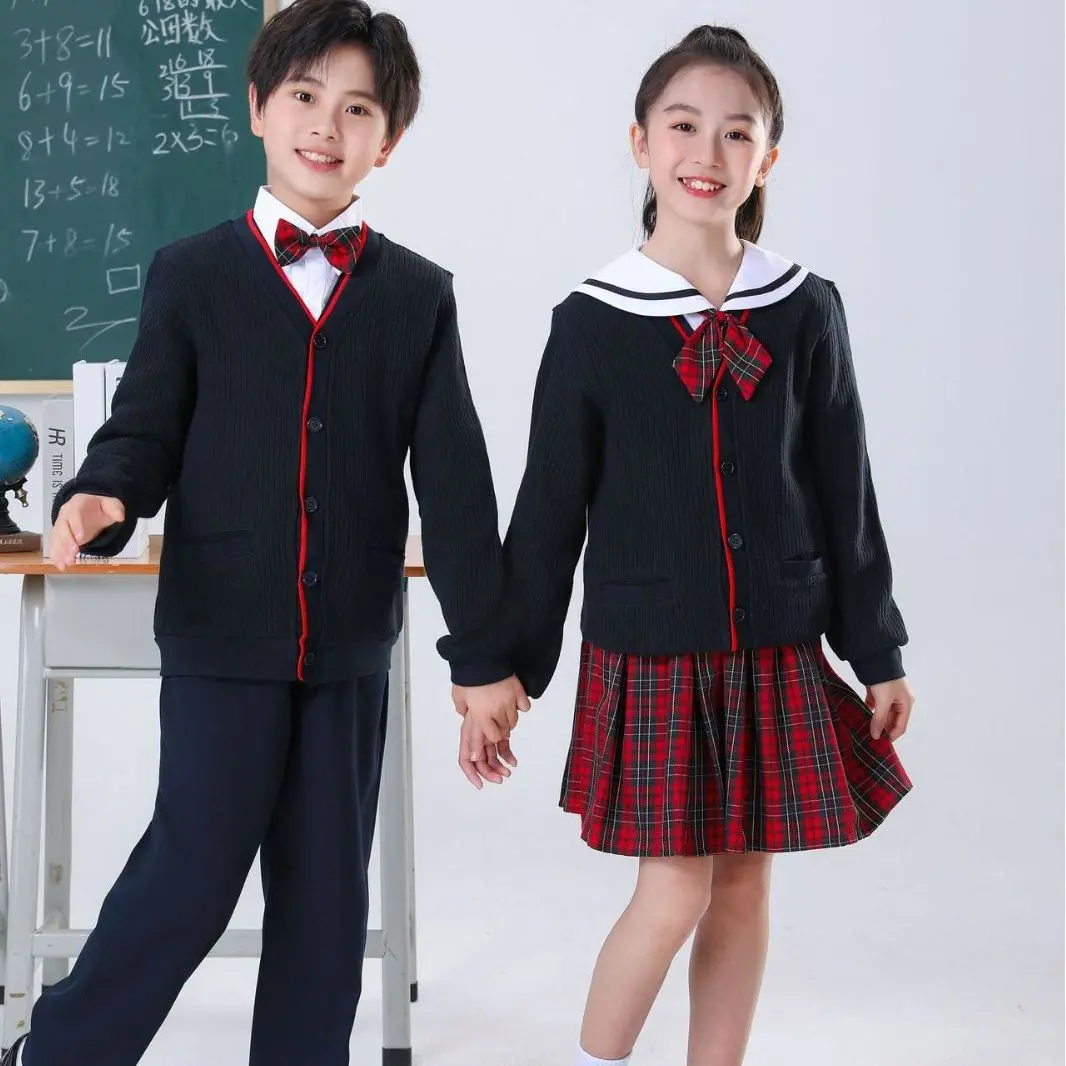 深圳校服小学生礼服冬季毛衣学生