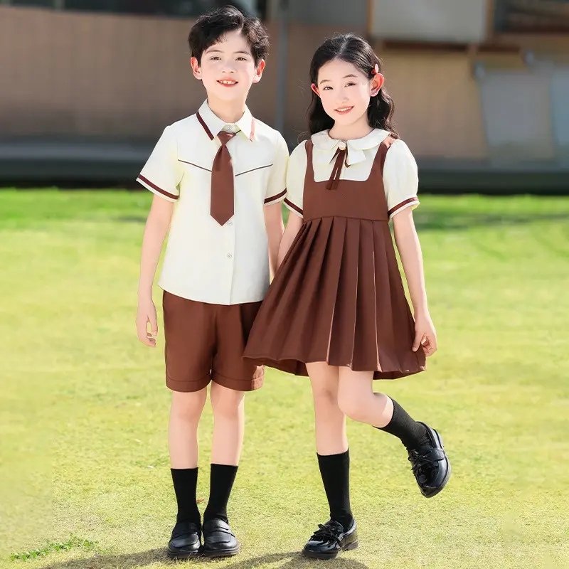 夏季新款中小学生校服套装幼儿园