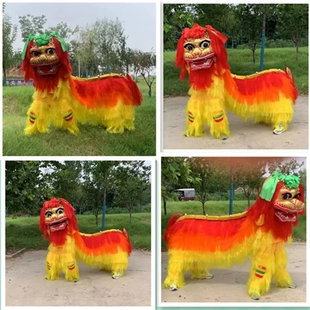 舞狮全套舞狮双人舞狮单人舞狮笑脸狮舞狮表演道具正宗北京笑脸狮