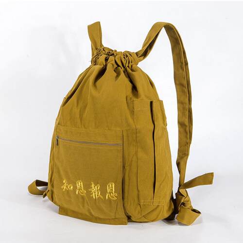 禅修朝山专用双肩佛包香袋包大