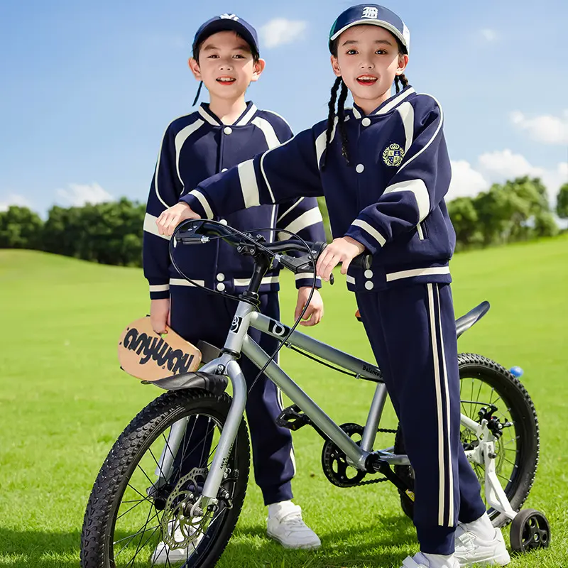 中小学生校服套装英伦风加厚