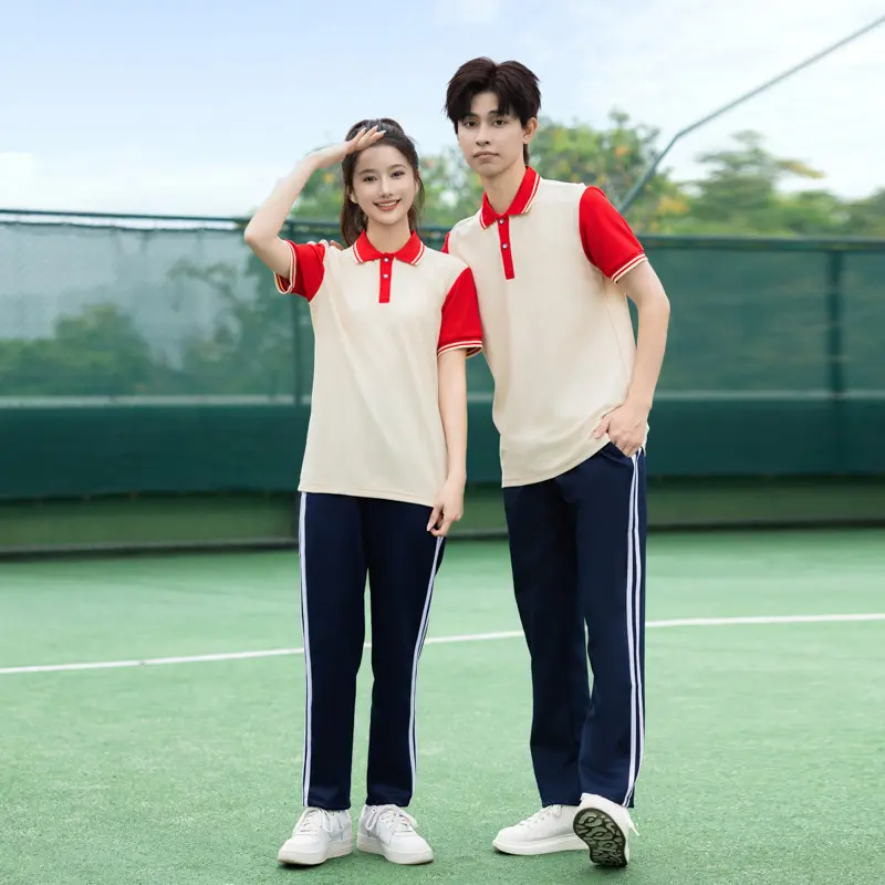 夏季中小学生校服套装男女园服