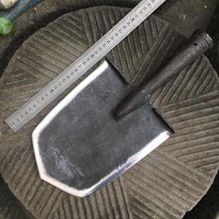 手工锻打大号工兵铲户外开路铲多功能工兵铲驴友户外野营铲子斧铲