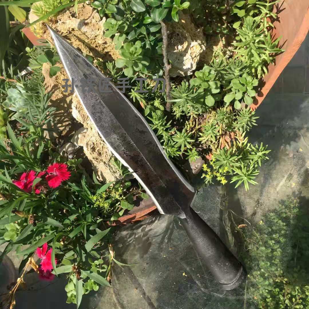 孙铁匠手工锻打红缨枪霸王枪赵云枪龙泉十八般兵器武术道具未开刃