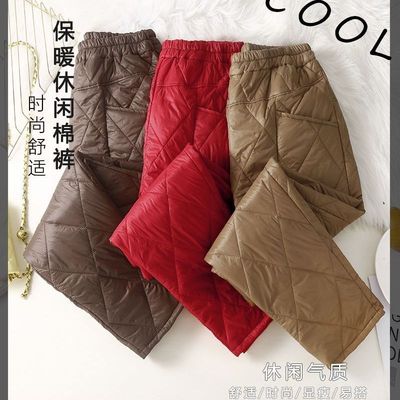 大码夹棉加厚棉裤女款冬季新款