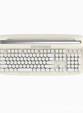 探趣生活复古打字机键盘蓝牙无线办公ipad键盘平板电脑时尚圆键帽