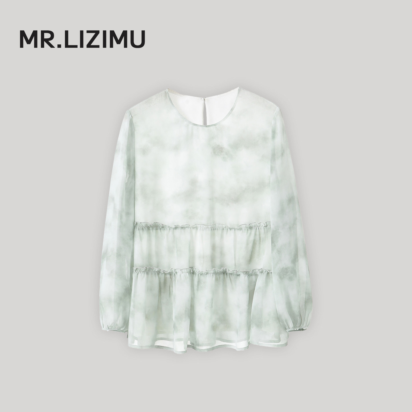 李子木先生宽松印花休闲衬衫女2026春季新款显瘦百搭减龄长袖上衣