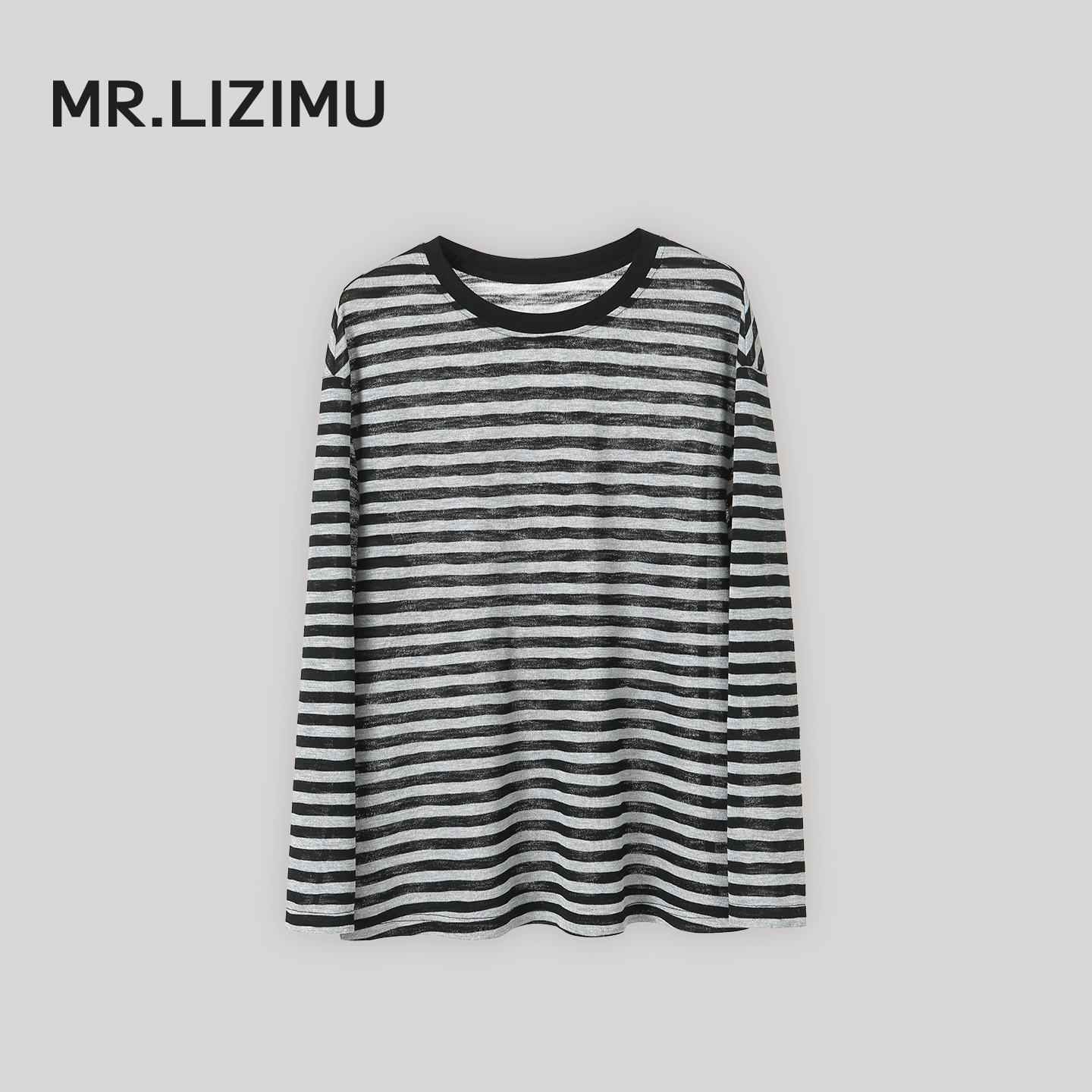 简约休闲减龄针织衫女条纹打底衫