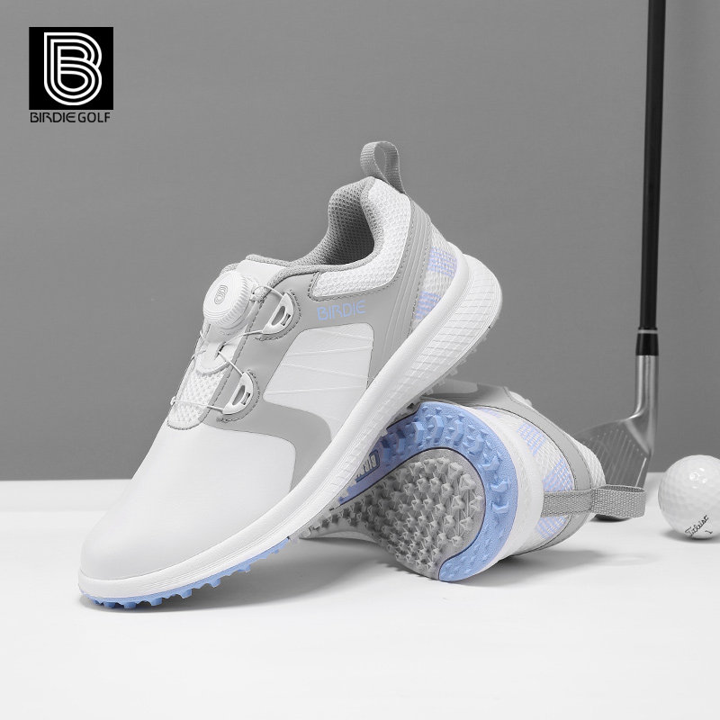 正品birdie儿童高尔夫球鞋男女童旋转鞋带BD011青少年防水鞋舒适