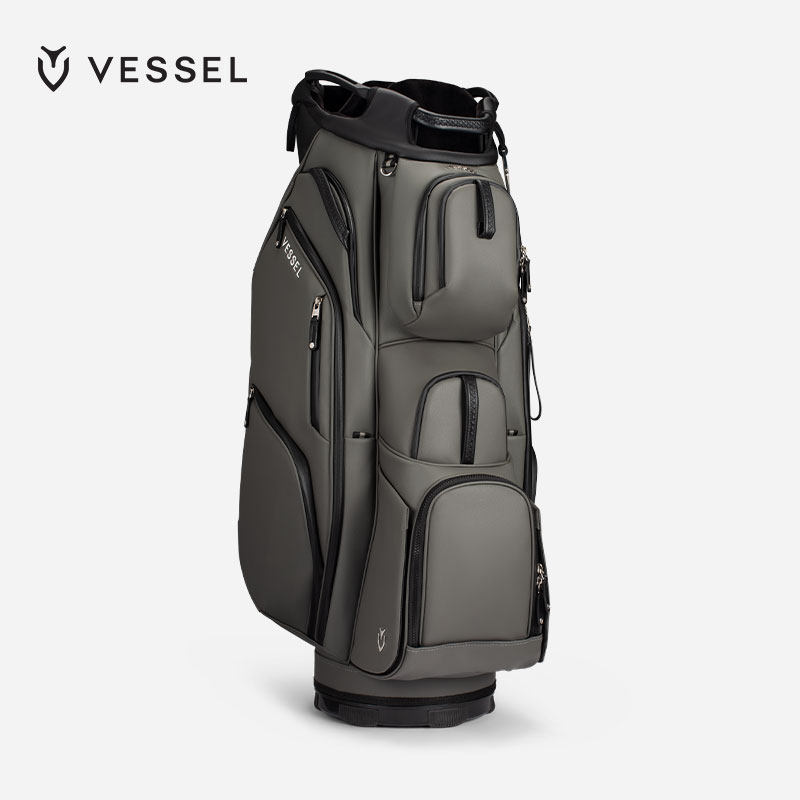 VESSEL2025高尔夫球包LUXPRO球车袋男士9.5寸7格可搭配专属铁杆架