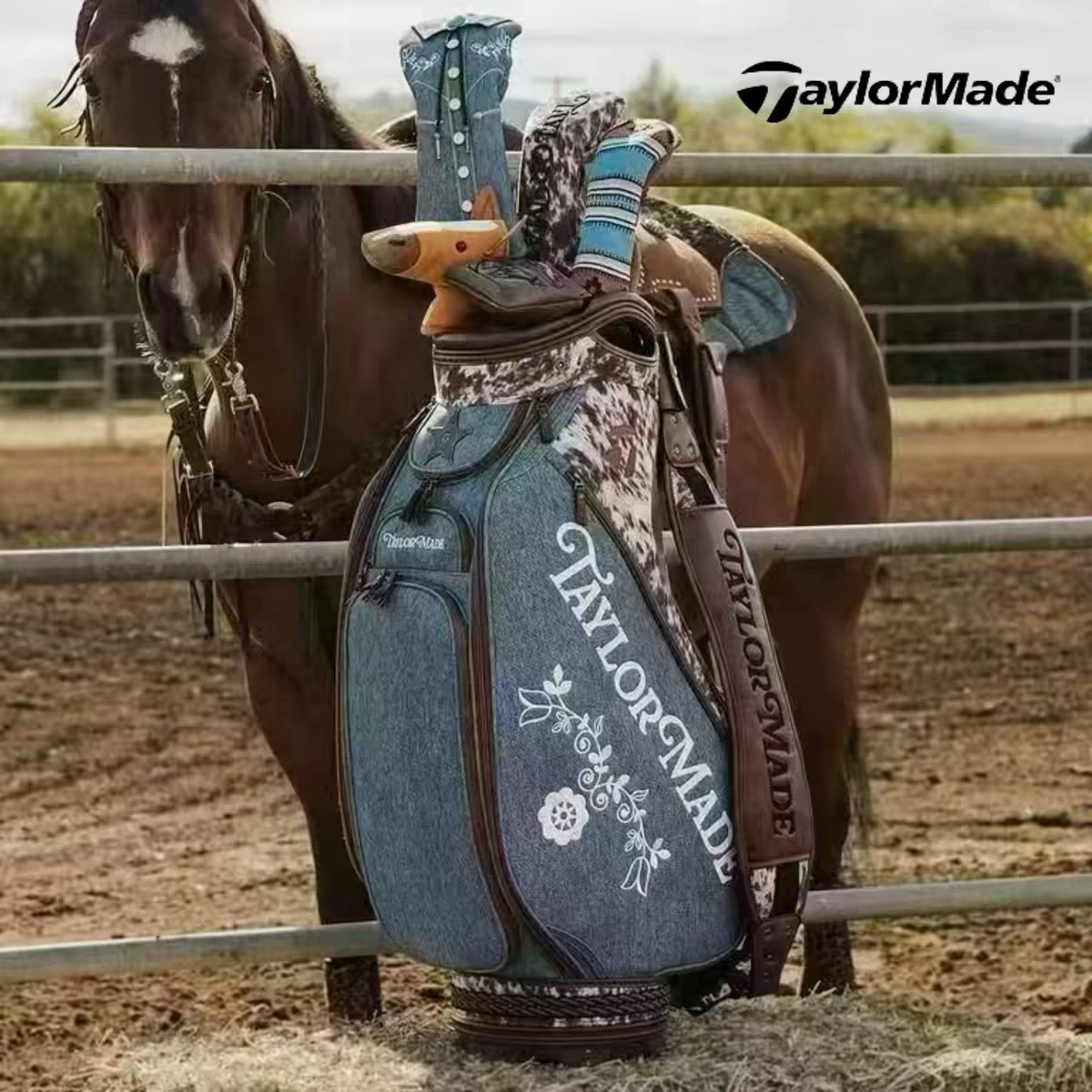 Taylormade泰勒梅高尔夫球包雪佛龙锦标赛限量球包大容量26新款