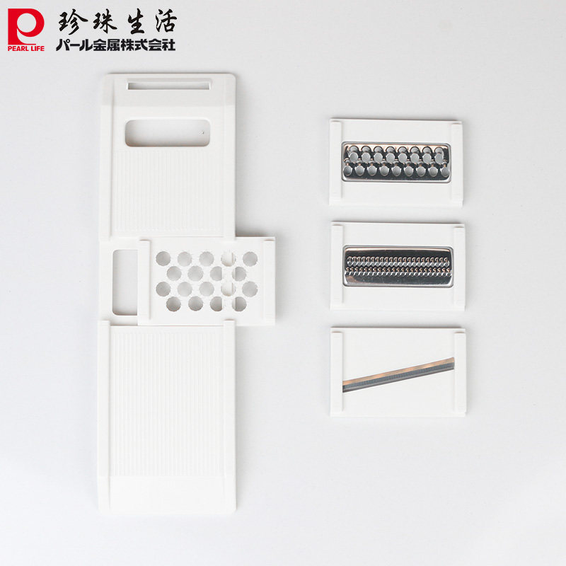 进口c-6314多功能蔬果刨丝器瓜果刀家用厨房切菜神器多片刀头套装