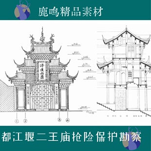 90-四川都江堰二王庙震后抢险保护工程勘察报告PDF含残损状况
