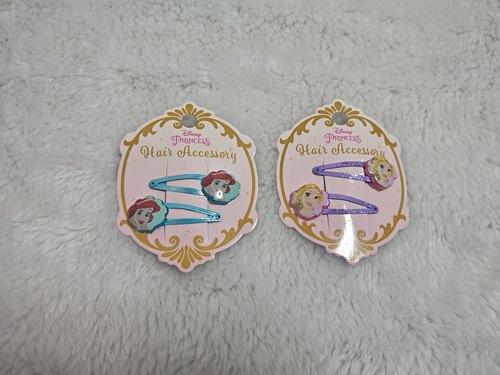 出口日本单迪士尼爱丽儿长发公主公主儿童发夹公主头饰发卡发饰