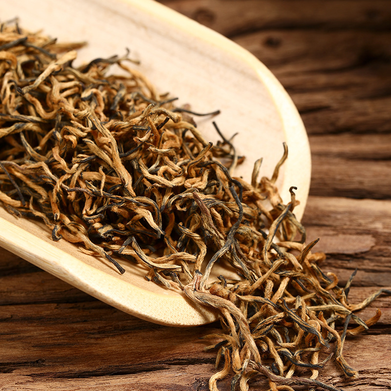 德国工艺金骏眉武夷山桐木关高山红茶500g散装蜜香全芽茶叶定制特