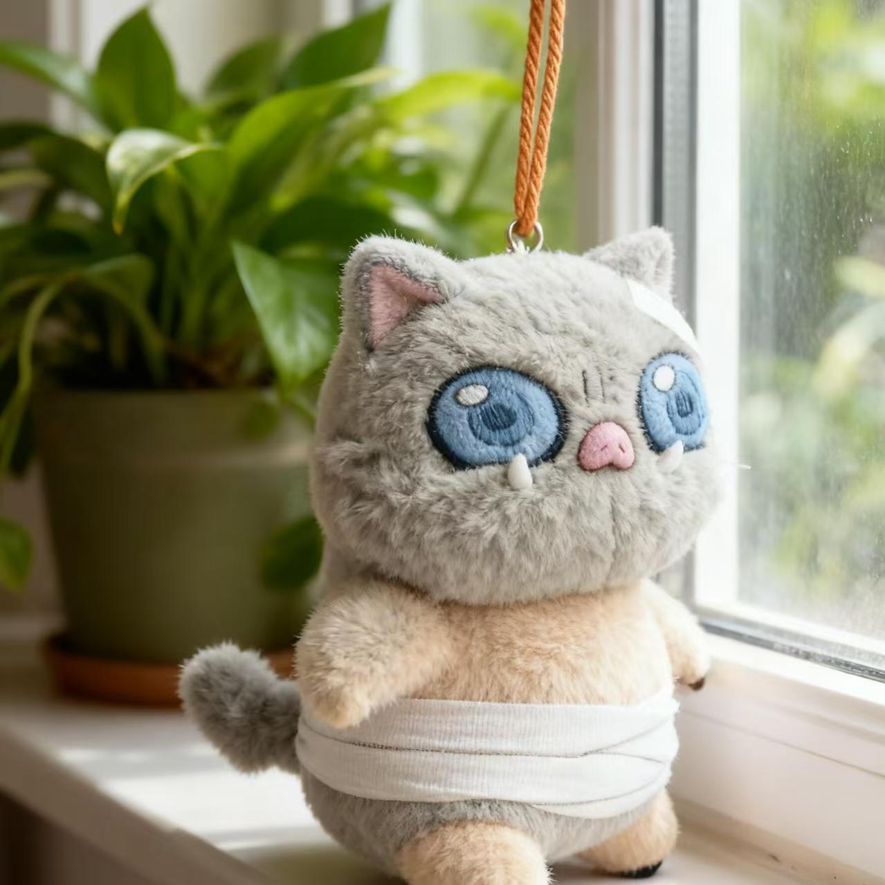 鬼灭之刃周边伊之助猪猪毛绒玩偶