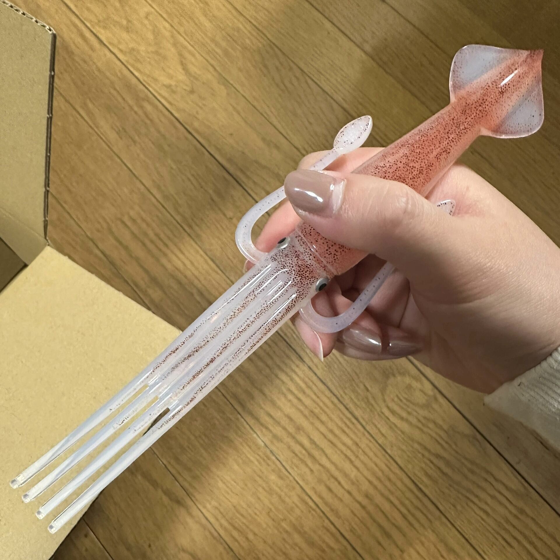 小红书同款日清鸟贼章鱼仿真鱿鱼创意叉子日料搞怪餐具泡面叉子