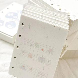 简约日系m5手账本内页替芯高颜值5孔甜美系笔记本可替换内页素材