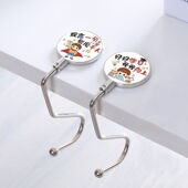 书包挂钩学生开学合金方便便携铁钩卡通万能免打孔可拆卸课桌背包