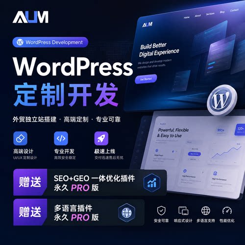 外贸独立站搭建WordPress开发