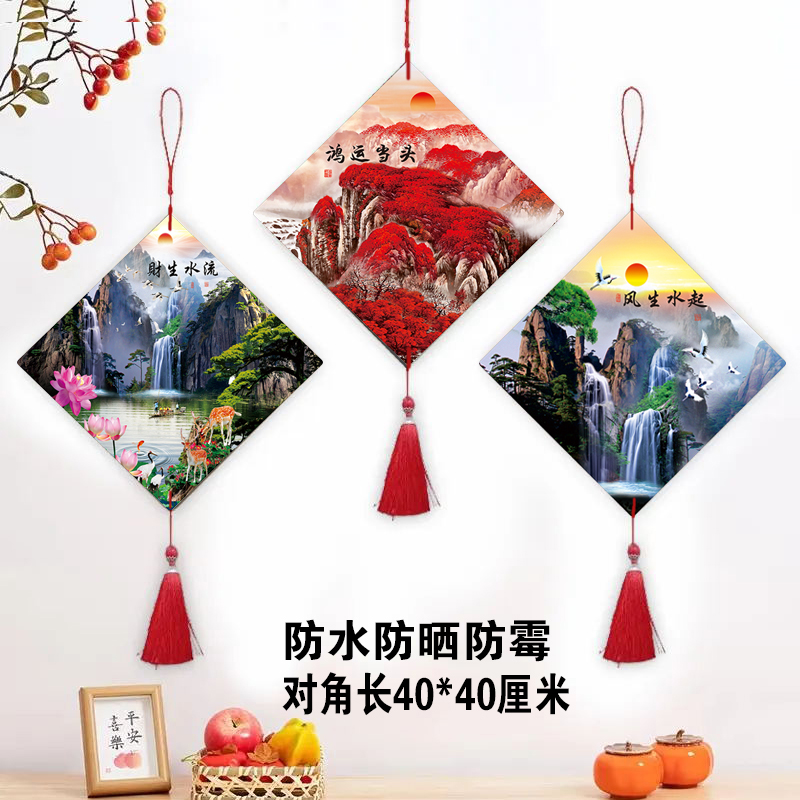 轻奢客厅装饰画背景墙简约挂画