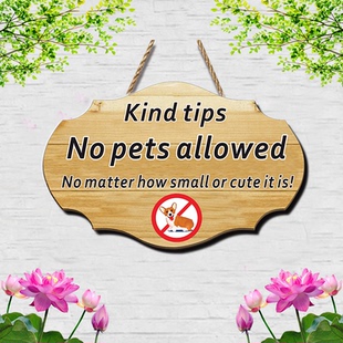No Pets Allowed Sign/Warning Sign for Shops and Malls