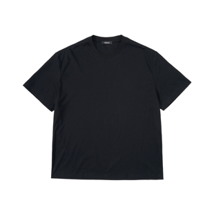 PURE2 SILK BOXY TEE 棉莫代尔真丝混纺凉感圆领短袖T恤