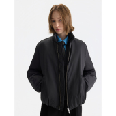 PURE2 真丝涤纶混纺3M新雪丽防泼棉服夹克 JACKET SILK PADDED